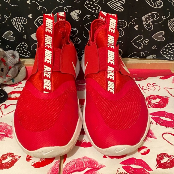 Red Nike Slip On Sneaker - Like New - Picture 2 of 12